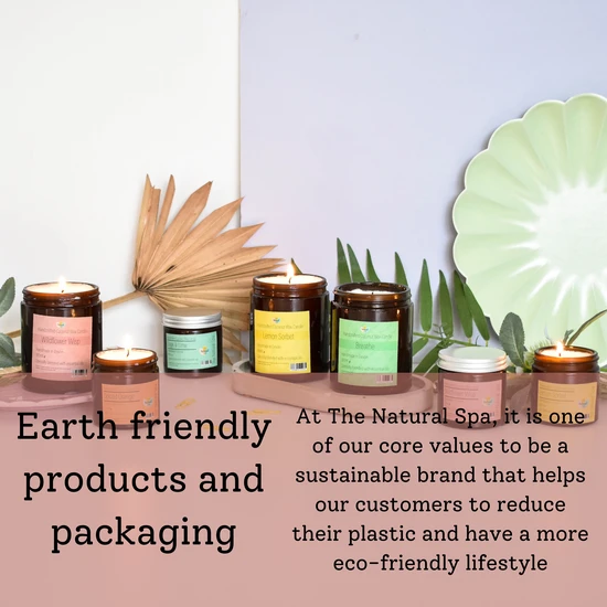 thenaturalspa The Natural Spa Wildflower Wisp Hand Poured Coconut Wax Candle 180ml