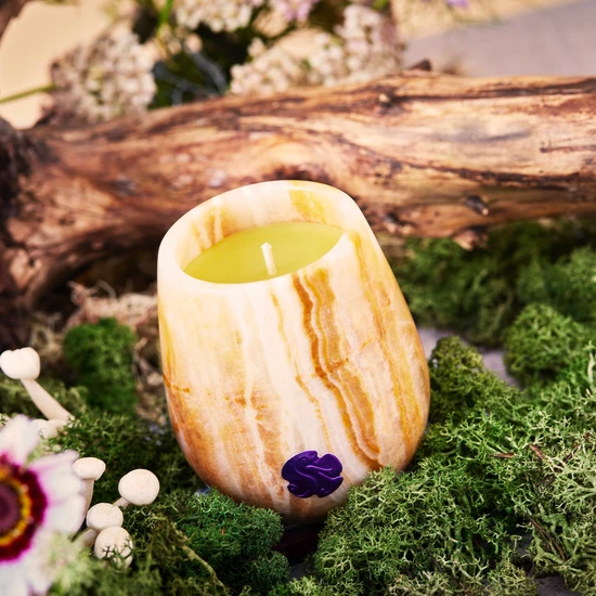 Sacred Wild Organic Beeswax Massage + Bath Oil Candle 225g