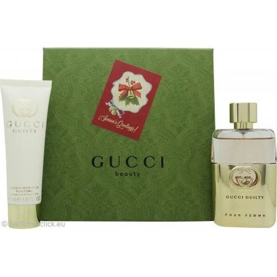 Gucci Guilty Pour Femme Eau De Parfum Gift Set 50ml EDP + 50ml Body Lotion