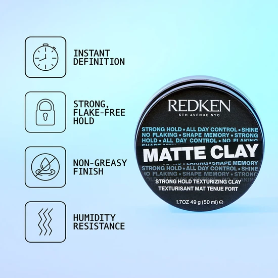 Redken Strong Hold Texturising Matte Hair Clay 75ml