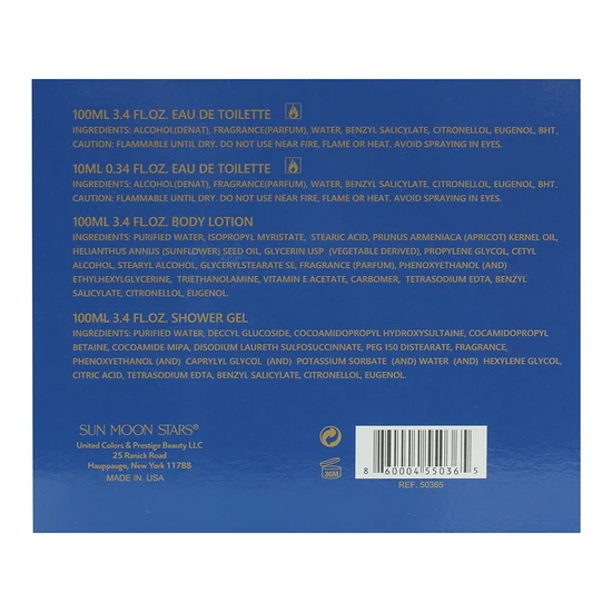 United Colors & Prestige Beauty Sun Moon Stars By United Colours & Prestige Beauty Eau De Toilette Gift Set 100ml