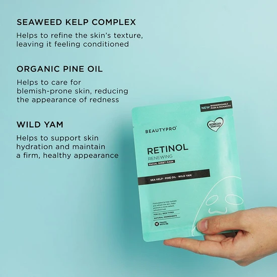 BeautyPro RETINOL Anti-Ageing Sheet Mask x1
