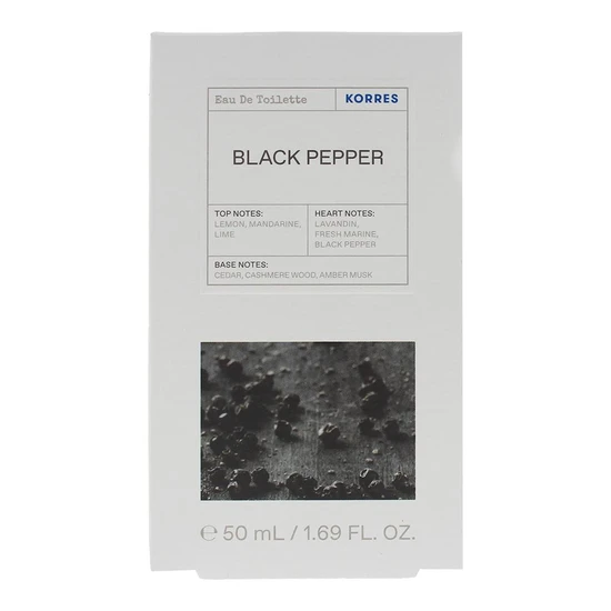 Korres Black Pepper Eau De Toilette 50ml
