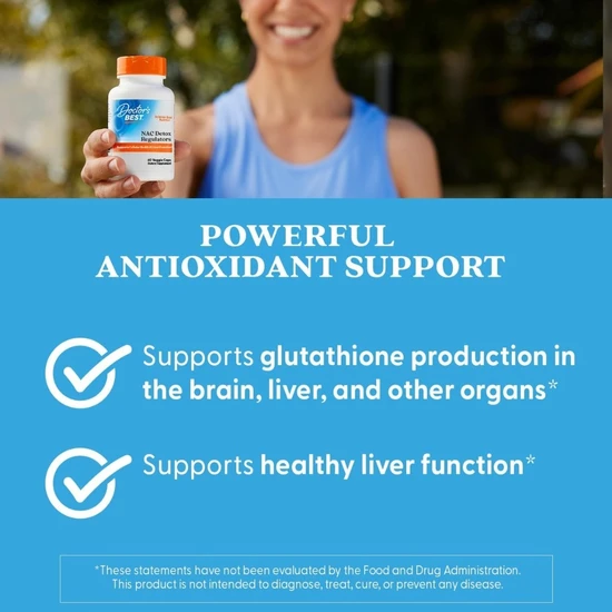 Doctor's Best NAC Detox Regulators Vegicaps 60 Vegicaps