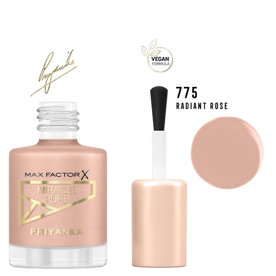 Max Factor Priyanka Miracle Pure Nail Polish 775 Radiant Rose
