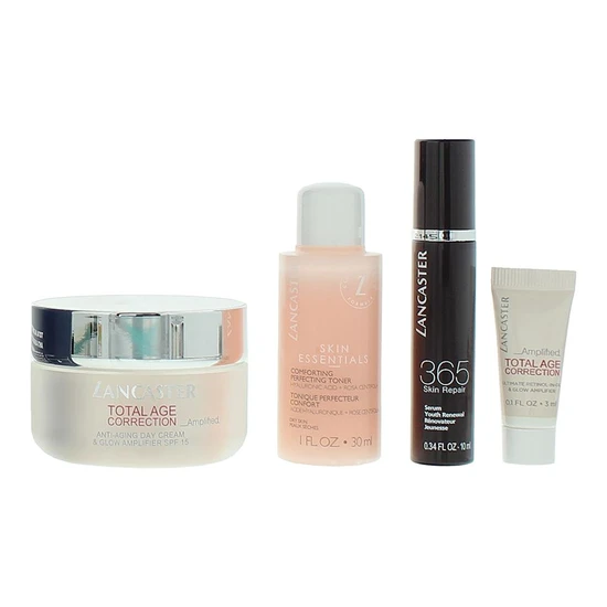 Lancaster Age-Defying Protocol Gift Set Toner, Day Cream, Serum 50ml