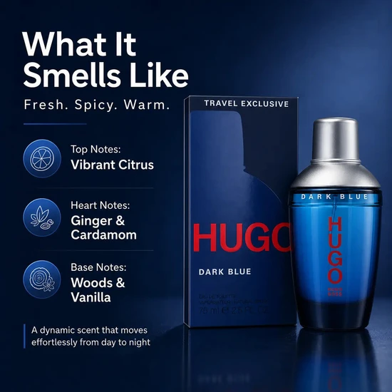 Hugo Boss Dark Blue Eau De Toilette 75ml