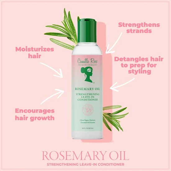 Camille Rose Rosemary Oil Strengthening Leave-In Conditioner 236ml