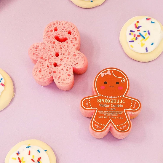 Spongelle Sugar Cookie Body Wash Infused Buffer 50g