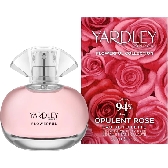 Yardley Opulent Rose Eau De Toilette 50ml