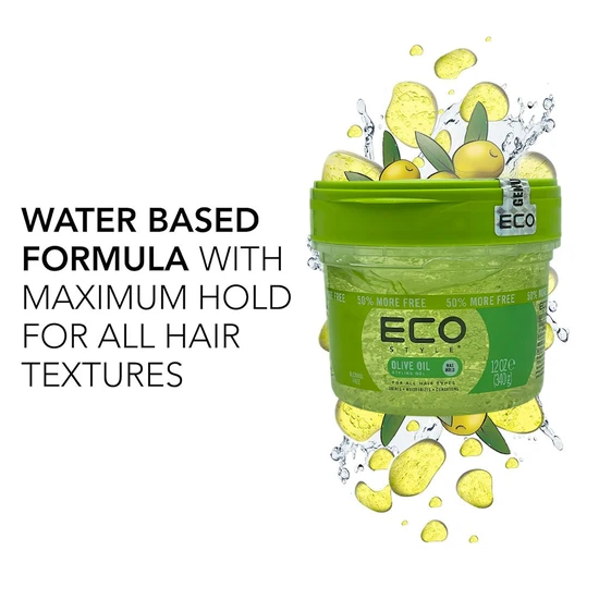 Ecoco Eco Style Max Hold Olive Oil Styling Gel 340g