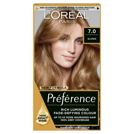 L'Oreal Paris Preference Luminous Permanent Hair Colour Vienna Blonde