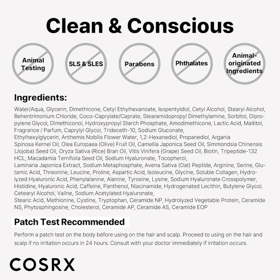 CosRx Peptide-132 Ultra Perfect Hair Bonding Treatment 120ml