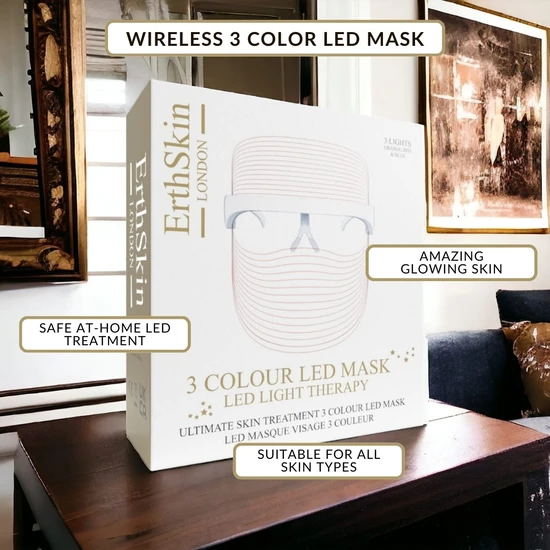 Erth Skin London Wireless 3 Colour LED Mask