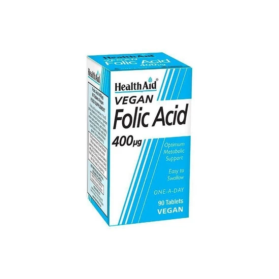 Health Aid Folic Acid 400ug Tablets 90 Tablets