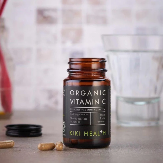 KIKI Health Organic Vitamin C Capsules 50 Capsules