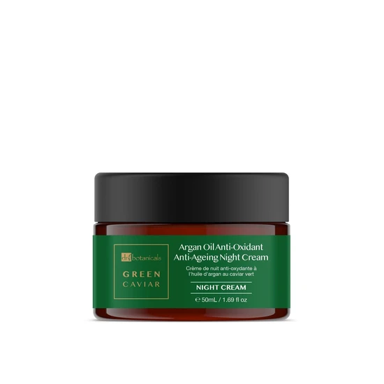 Dr Botanicals Green Caviar & Argan Oil Anti-Oxidant Anti-Ageing Night Cream 2 x 50ml