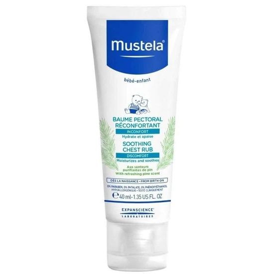 Mustela Soothing Chest Rub 40ml