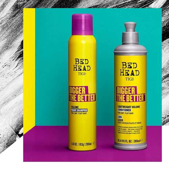TIGI Bed Head Bigger The Better Volume Foam Shampoo 200ml