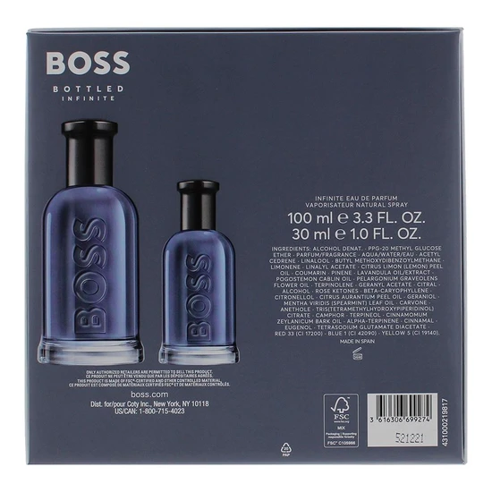 Hugo Boss Boss Bottled Infinite Eau De Parfum Gift Set 100ml & 50ml