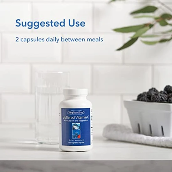 Allergy Research Group Buffered Vitamin C Capsules 120 Capsules