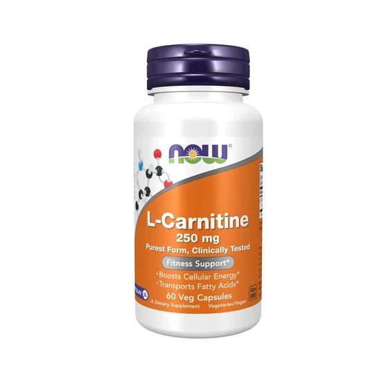 NOW Foods L-Carnitine 250mg 60 Capsules