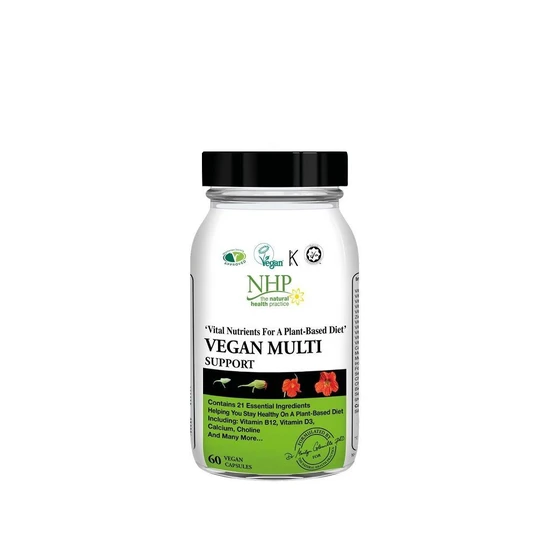 Natural Health Practice NHP Vegan Multi Support Capsules 60 Capsules