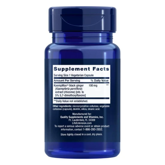 Life Extension Male Vascular Sexual Support Vegicaps 30 Vegicaps