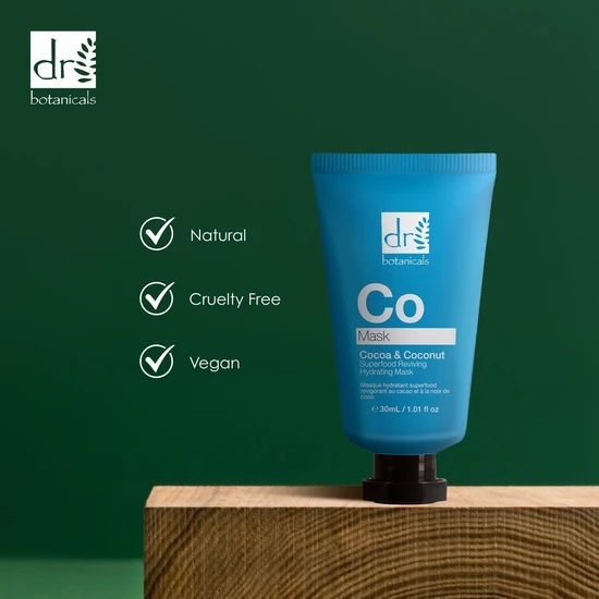 Dr Botanicals Cocoa & Coconut Superfood Reviving Hydrating Mask 30ml