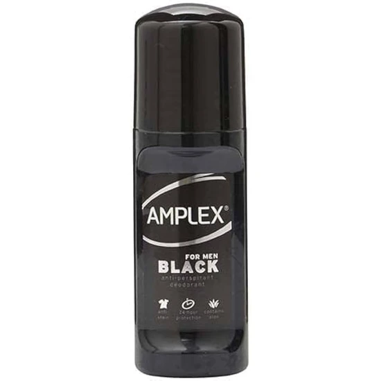 Amplex Black Anti Perspirant Men Deodorant Roll On 50ml
