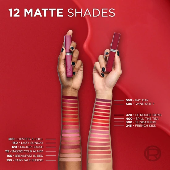 L'Oreal Paris Infallible Matte Resistance Liquid Lipstick 120 Major Crush