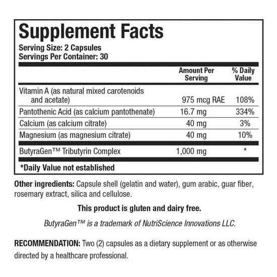 Biotics Research Butyric-Cal-Mag Capsules 60 Capsules