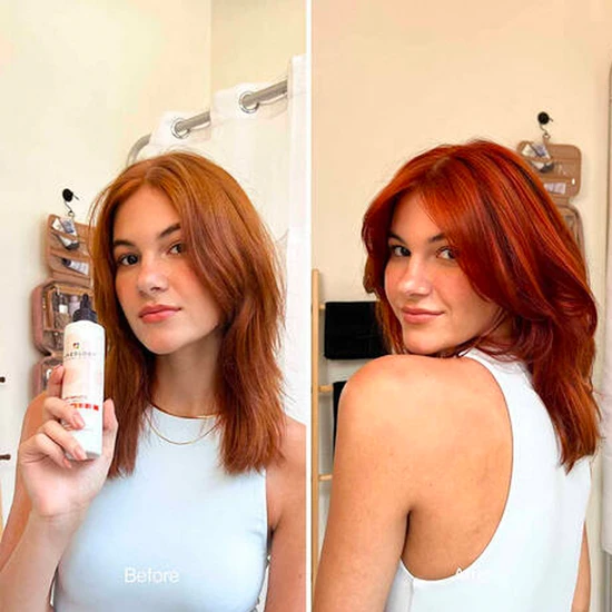 Pureology Colour Fanatic Top Coat + Tone Glaze Copper 200ml