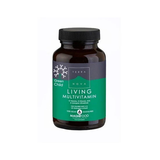 Terranova Green Child Living Multivitamin Vegicaps 100 Vegicaps