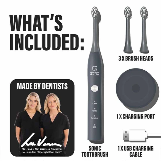 Spotlight Sonic Toothbrush Graphite Grey