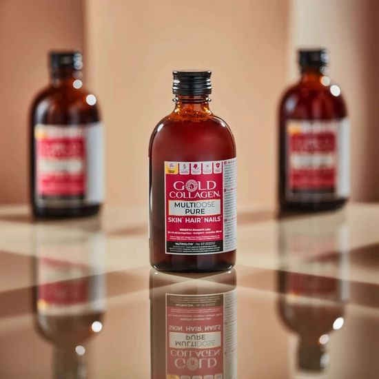 Gold Collagen Multidose Pure Skin, Hair & Nails Liquid Supplement 20 x 15ml