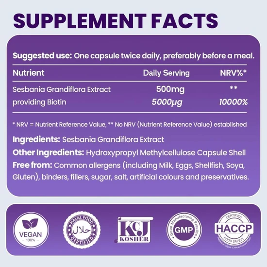 ZeroHarm Liposomal Biotin 5000ug Capsules 180 Capsules