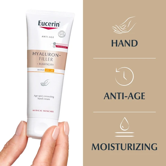 Eucerin Hyaluron-Filler + Elasticity Correcting Hand Cream SPF 30 Dark Spots 75ml