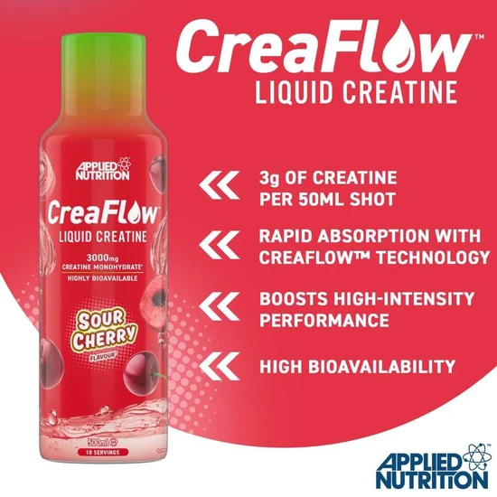 Applied Nutrition CreaFlow Liquid Creatine 500ml-Sour Cherry