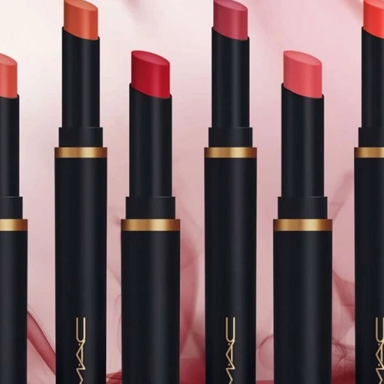 MAC Powder Kiss Velvet Blur Slim Stick Lipstick 877 Devoted To Chili 2g