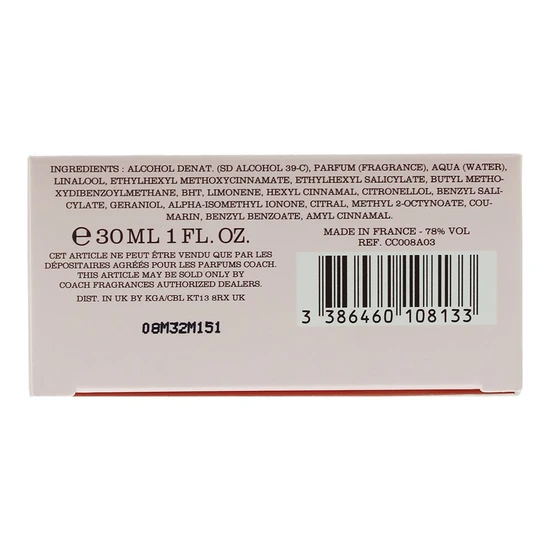Coach New York Floral Blush Eau De Parfum 30ml
