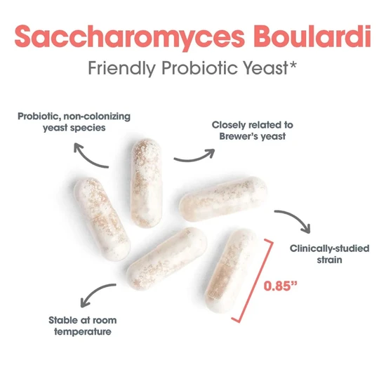 Allergy Research Group Essential-Biotic Saccharomyces Boulardii Capsules 120 Capsules