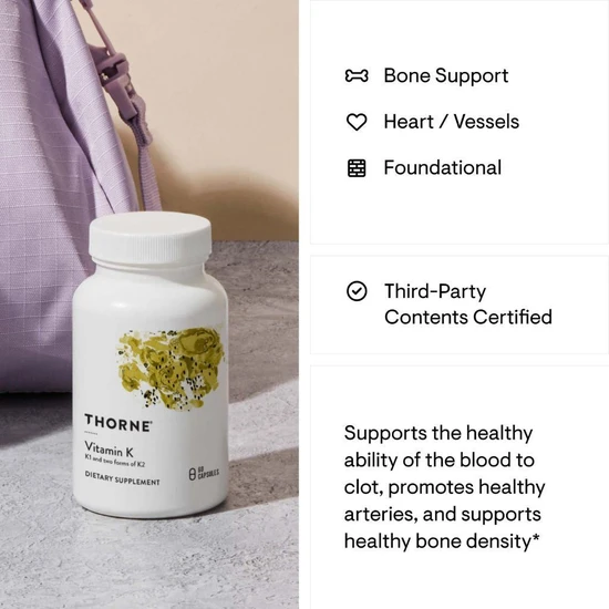 Thorne Vitamin K Capsules 60 Capsules
