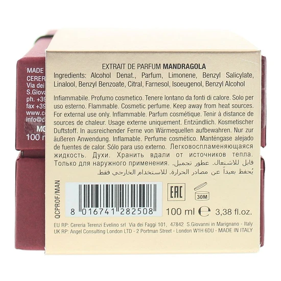 V Canto Mandragola Extrait De Parfum 100ml