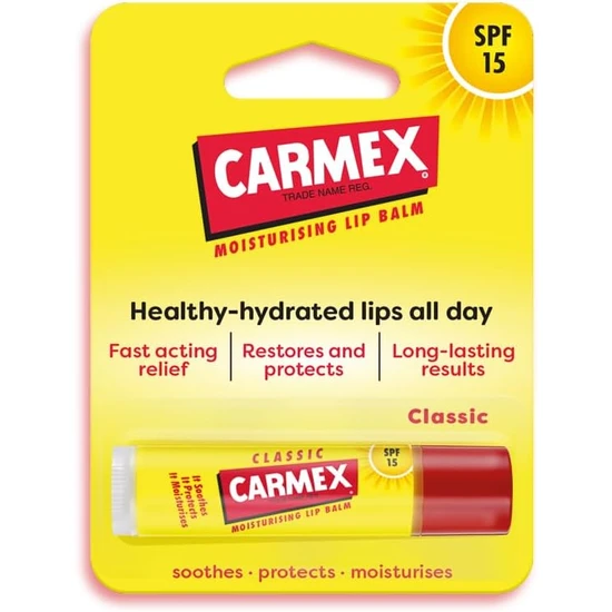 Carmex Classic Moisturising Lip Balm Stick 4.25g