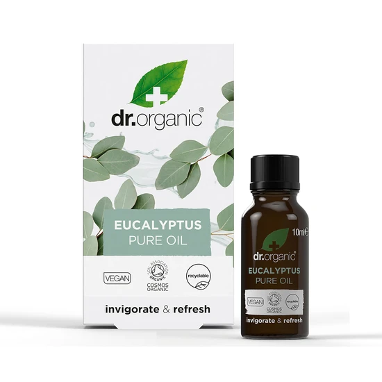 Dr. Organic Invigorate & Refresh Eucalyptus Pure Oil 10ml