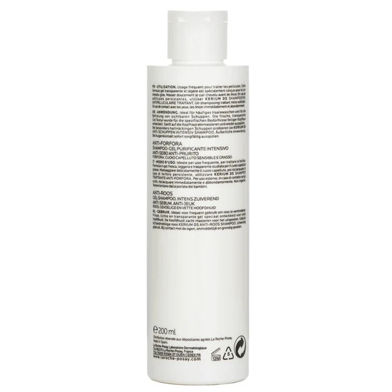 La Roche-Posay Kerium DS Anti-Dandruff Oily Scalp Shampoo 200ml