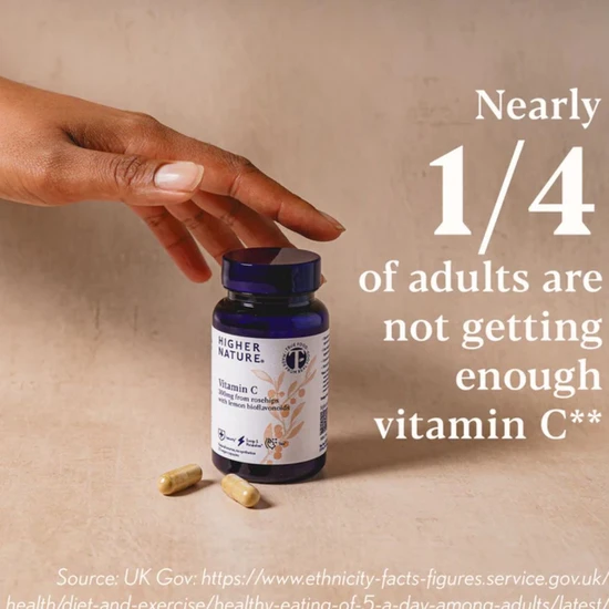 Higher Nature Vitamin C Capsules 30 Capsules