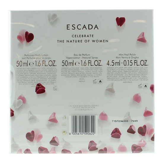 Escada Celebrate N.O.W. Eau De Parfum Body Lotion & Nail Polish Gift Set 50ml