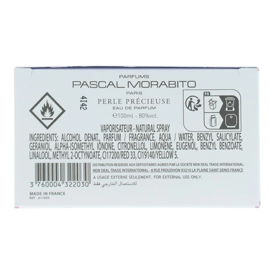 Pascal Morabito Perle Precieuse Eau De Parfum 100ml